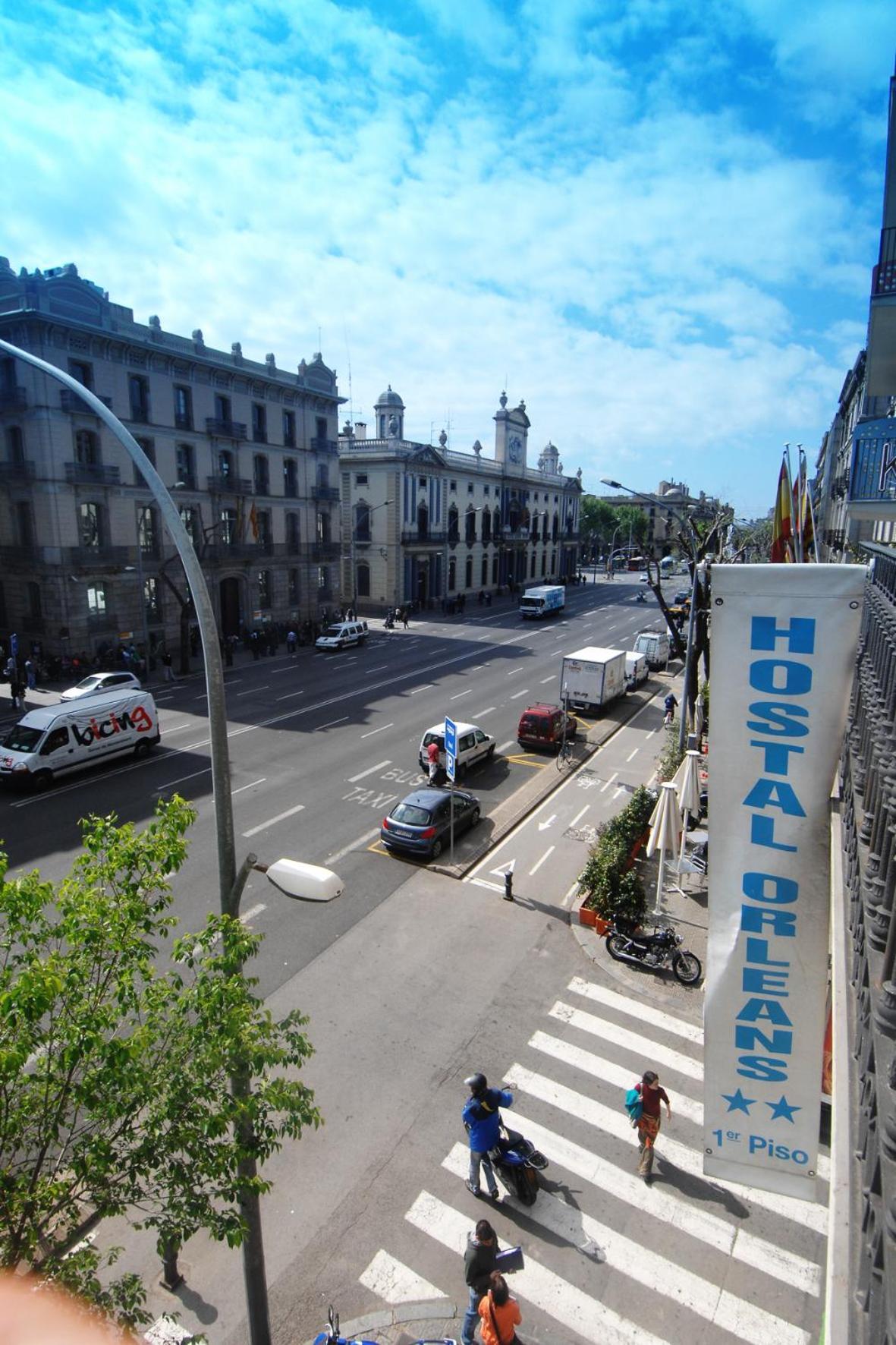 Hostal Orleans Barcelona Exteriör bild